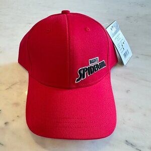 Marvel x Volvik Spiderman Embroidered Ball Cap‎ Red Black Golf NWT